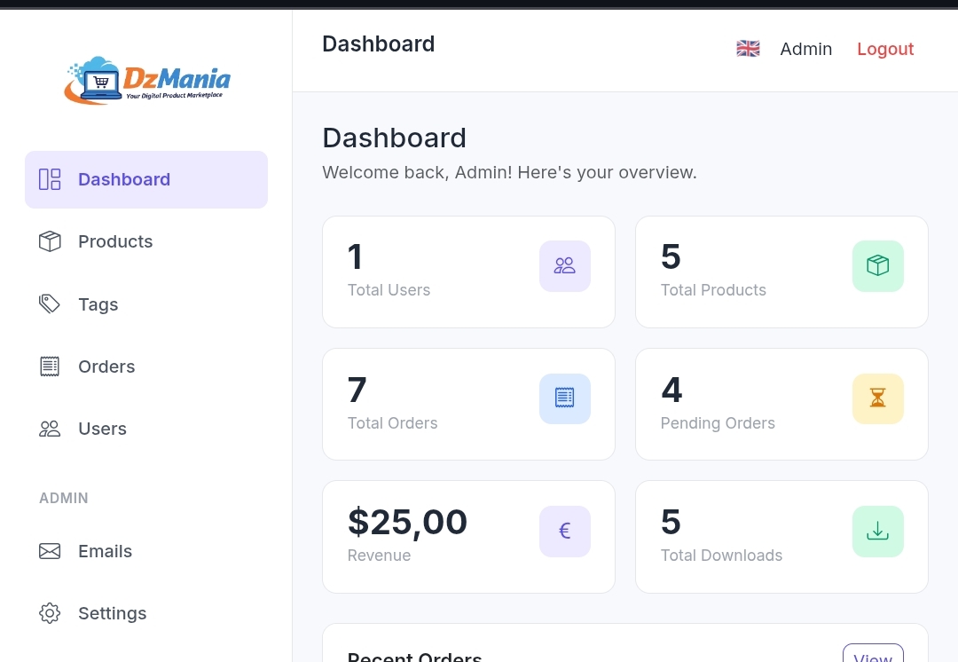 Digital Product Store